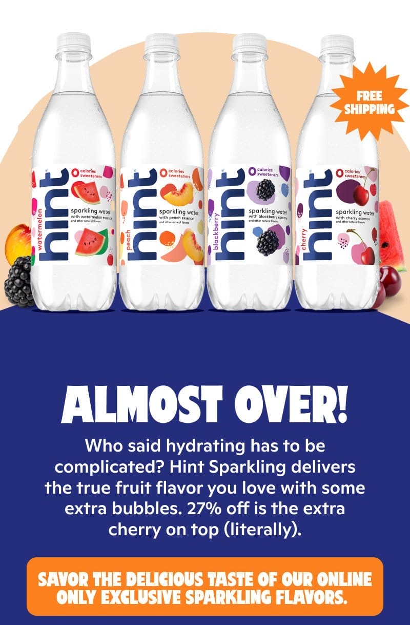 One Day Only! Who said hydrating has to be complicated? 27% off is the extra cherry on top.