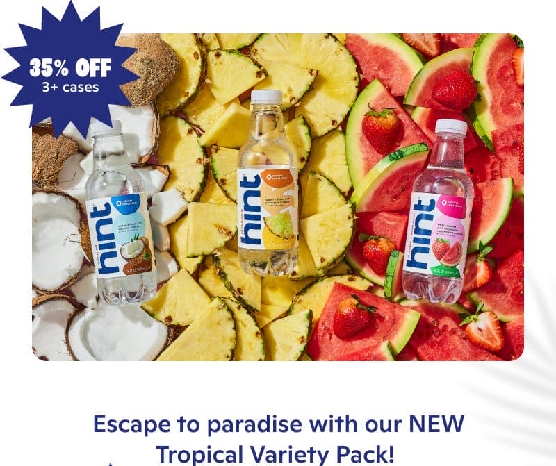 Escape to paradise with our New Variety Pack