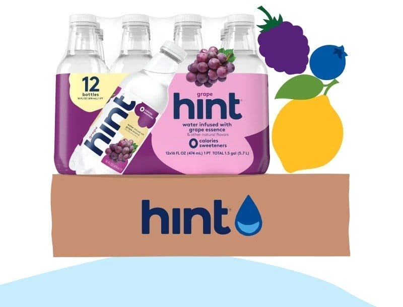 Grape Hint box with illustration of fruit
