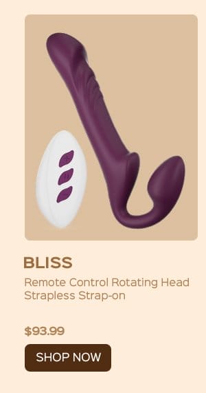 BLISS Remote Control Rotating Head Strapless Strap-on