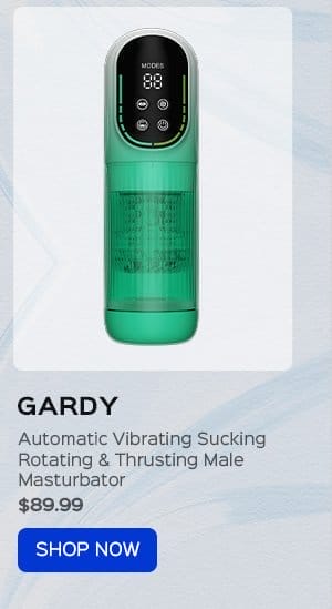GARDY Automatic Vibrating Sucking Rotating & Thrusting Male Masturbator