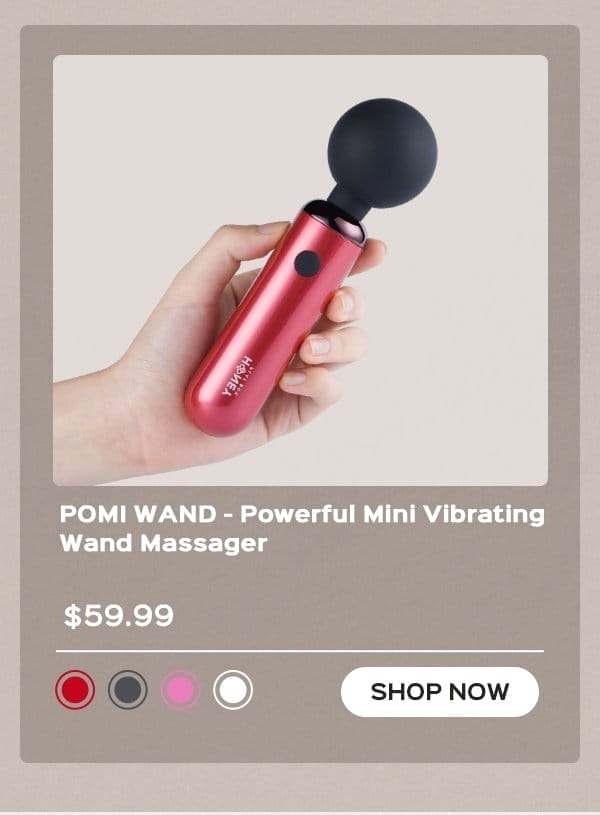 POMI WAND Powerful Mini Vibrating Wand Massager