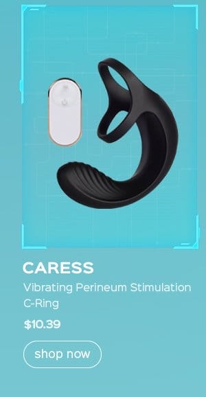 Caress - Vibrating Perineum Stimulation C-Ring