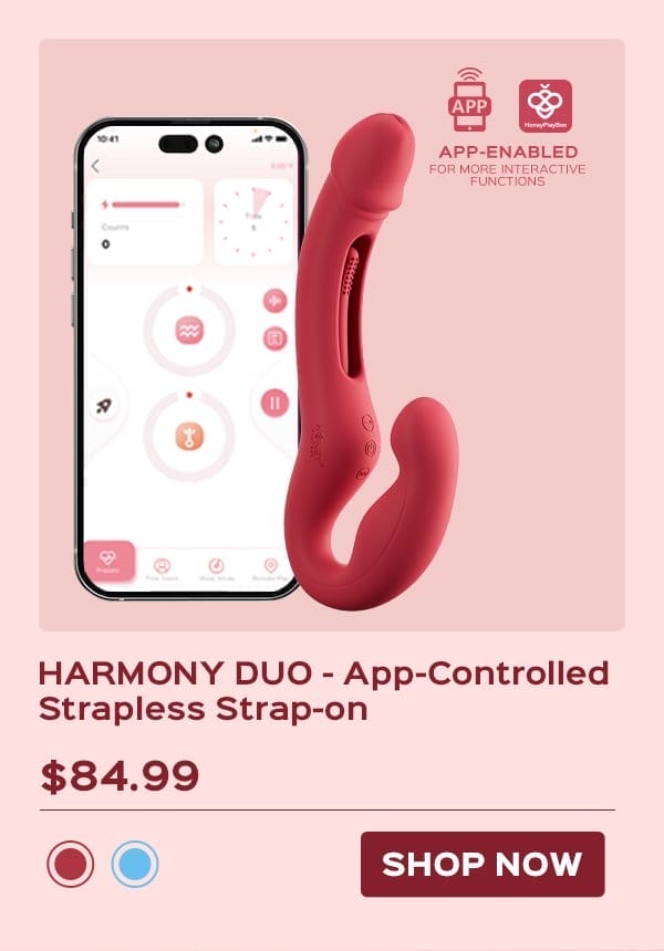 HARMONY DUO App-Controlled Strapless Strap-on