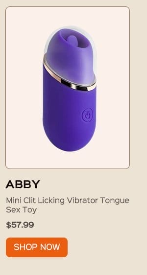 ABBY - Mini Clit Licking Vibrator Tongue Sex Toy