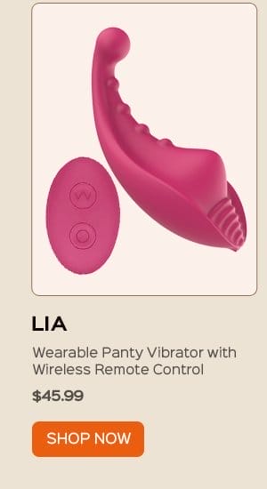 Lia - Wearable Panty Vibrator with Wireless Remote Control