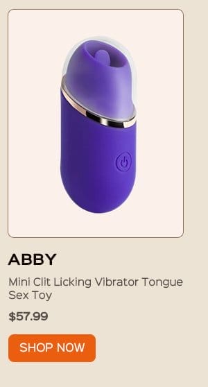 ABBY - Mini Clit Licking Vibrator Tongue Sex Toy