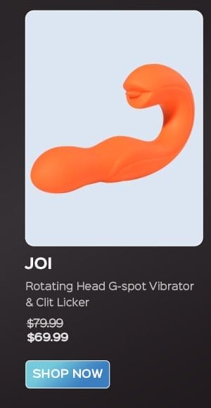 JOI Rotating Head G-spot Vibrator & Clit Licker