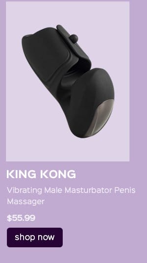KING KONG Vibrating Male Masturbator Penis Massager