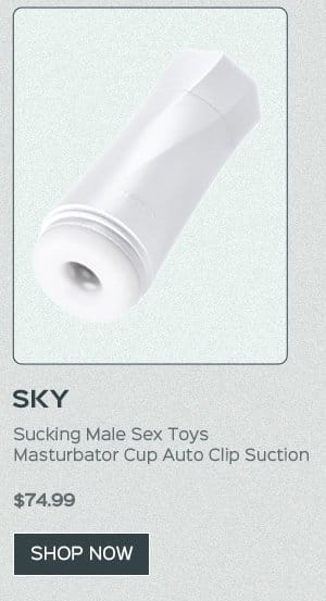 SKY Sucking Male Sex Toys Masturbator Cup Auto Clip Suction