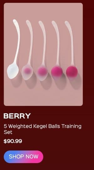 BERRY 5 Weighted Kegel Balls Training Set