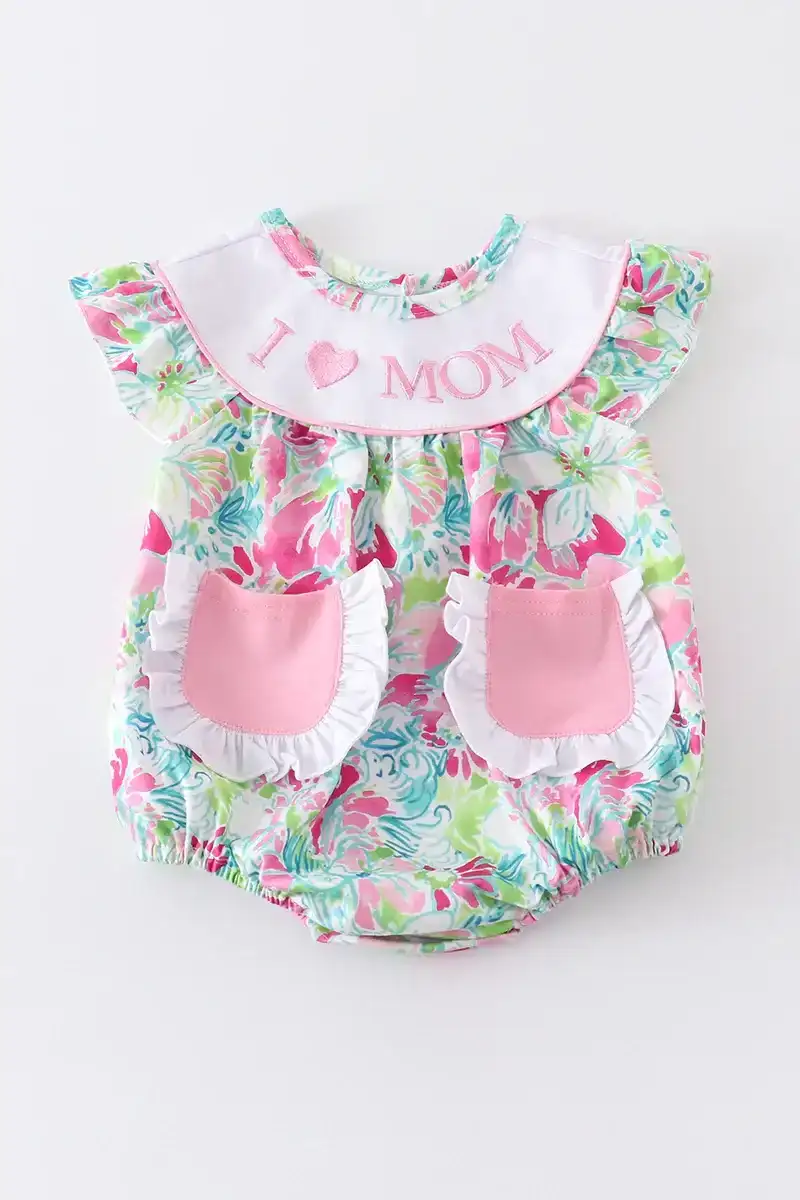 pink-lily-print-i-love-mom-embroidery-girl-bubble