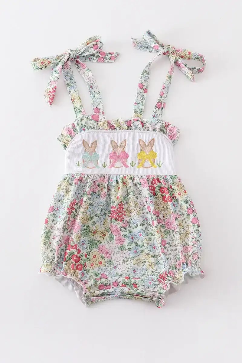floral-print-rabbit-embroidery-smocked-girl-bubble