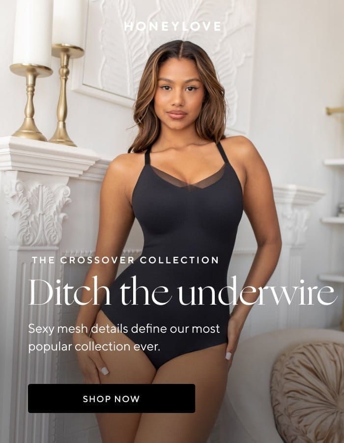 The CrossOver Collection | Ditch the underwire | Sexy mesh details define our most popular collection ever | SHOP NOW 