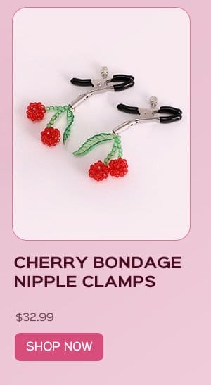 Cherry Bondage Nipple Clamps