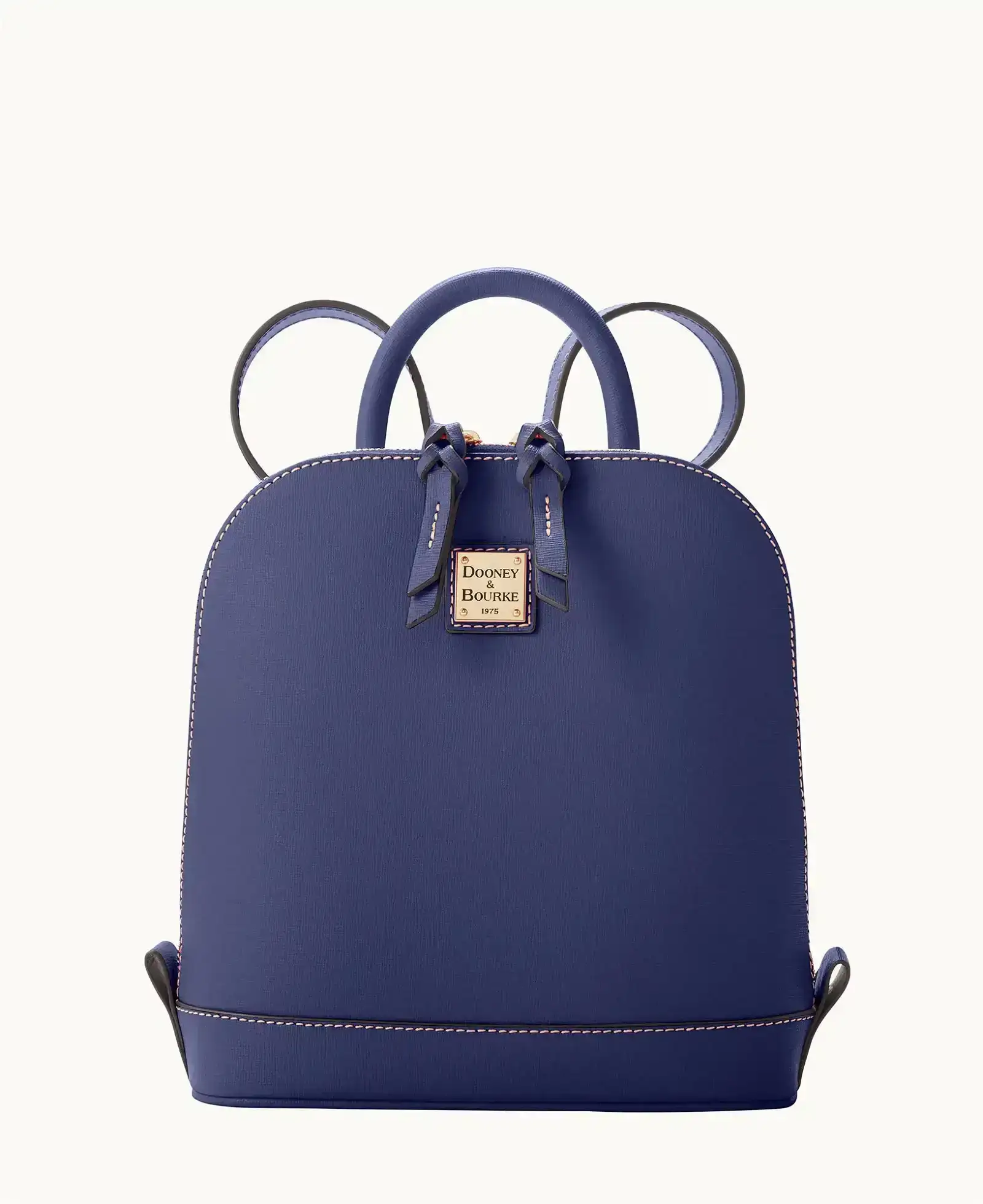 Saffiano Small Zip Pod Backpack