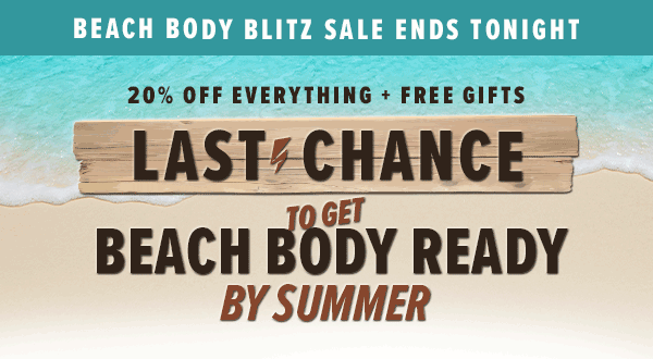 Beach Body Blitz Sale