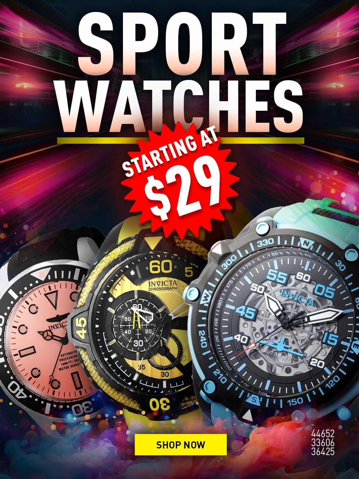 Sport Watches Under \\$29