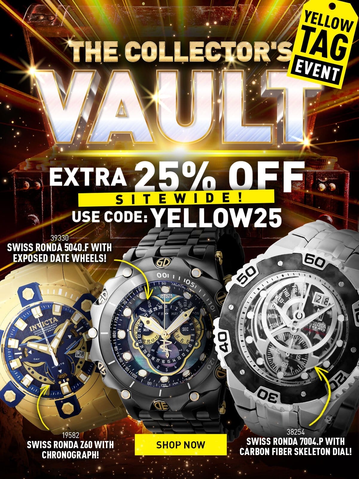 The collector's vault - Extra 25% off