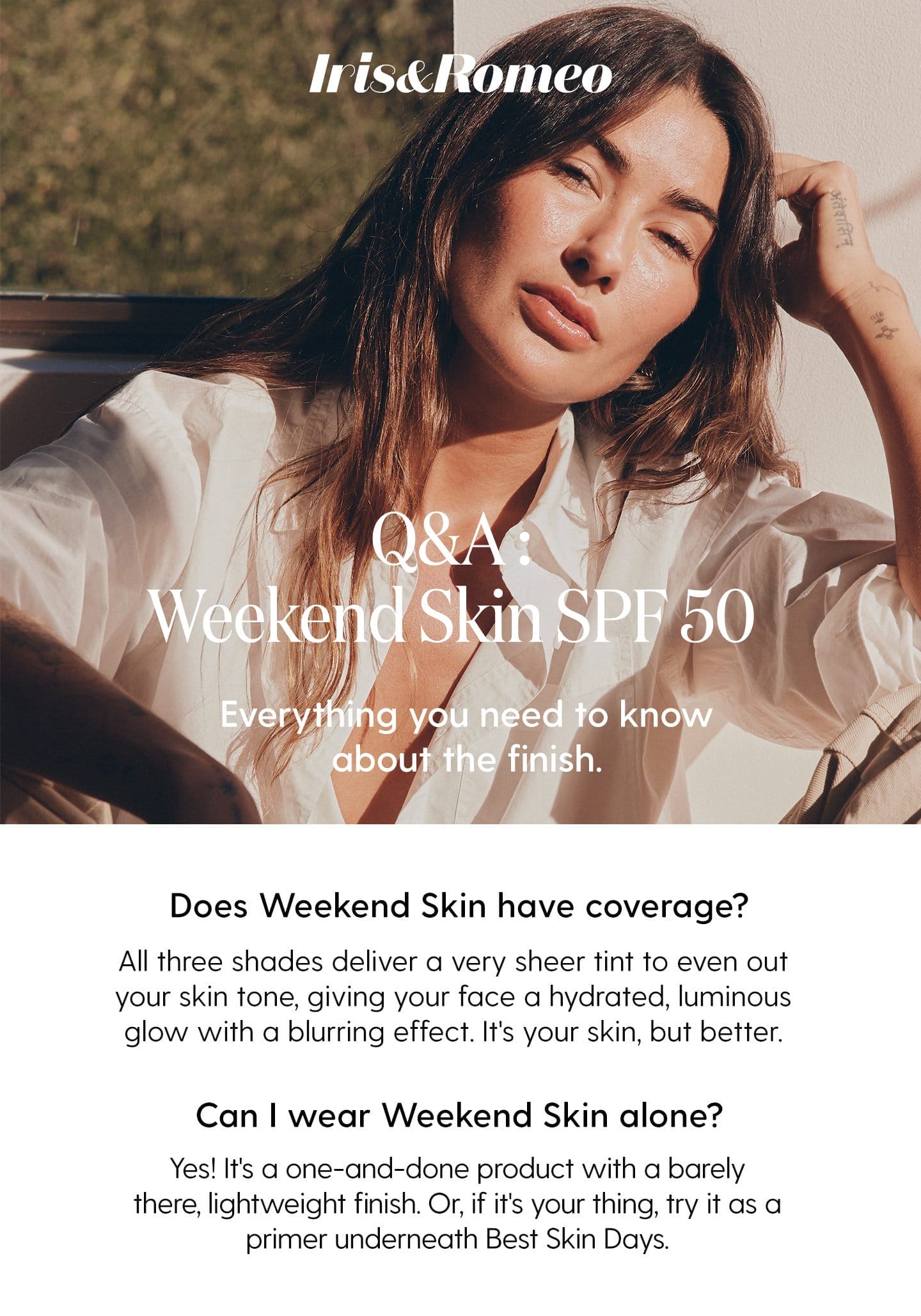 Q&A: Weekend Skin