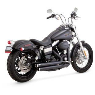 Vance & Hines Big Shots Staggered Exhaust For Harley Dyna 2006-2009