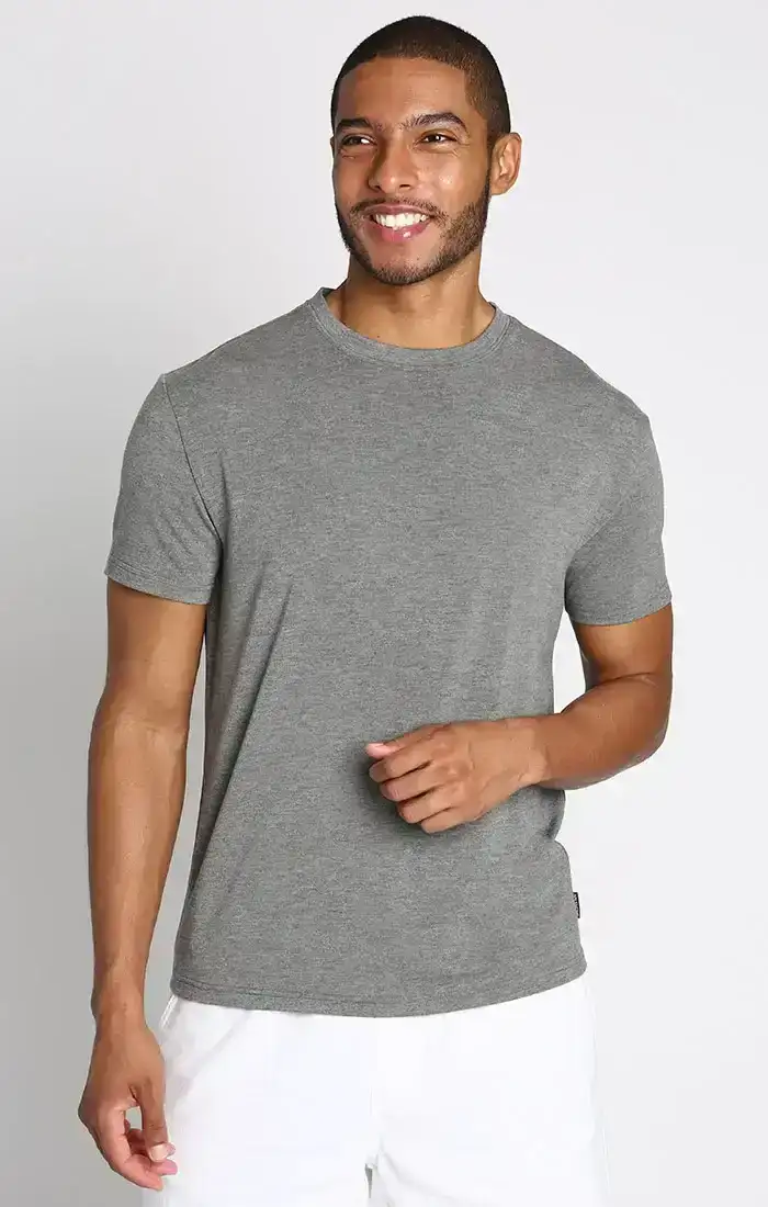 Image of 2 Pack Poly Viscose Tee Charcoal & Navy