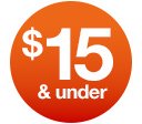 \\$15 & under