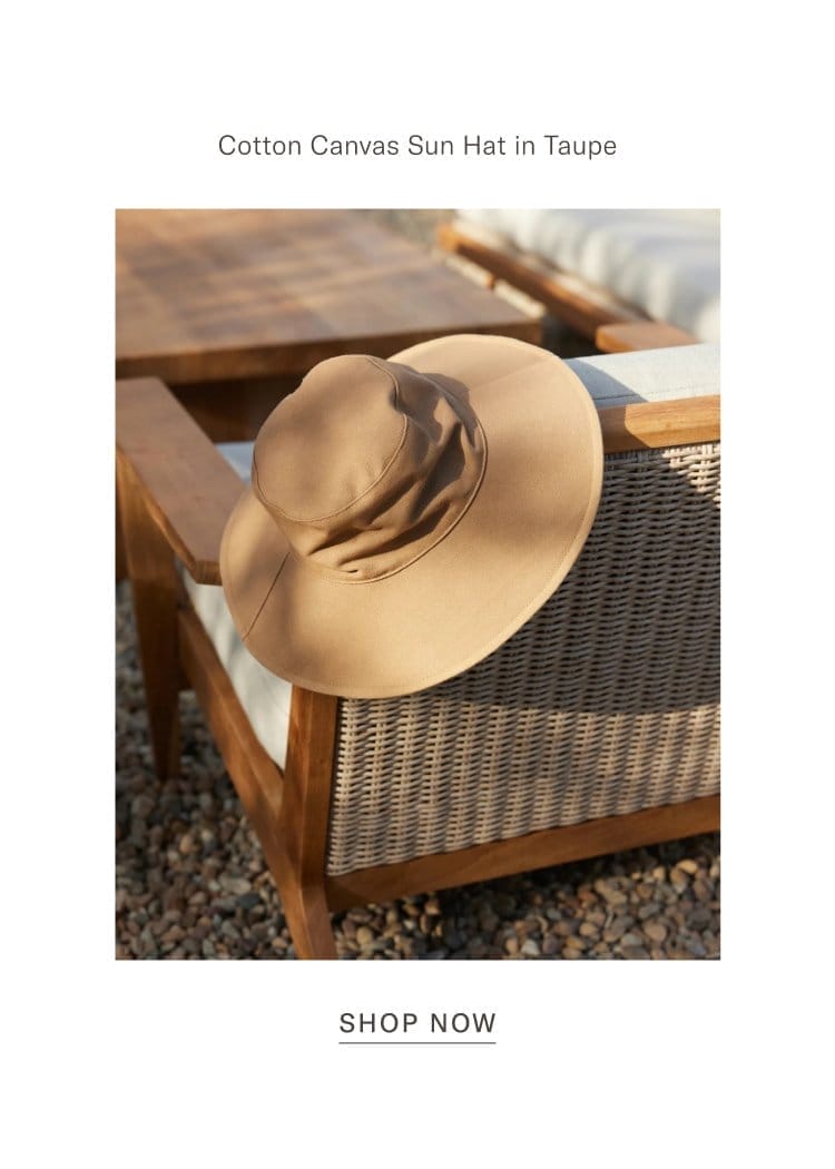 Cotton Canvas Sun Hat