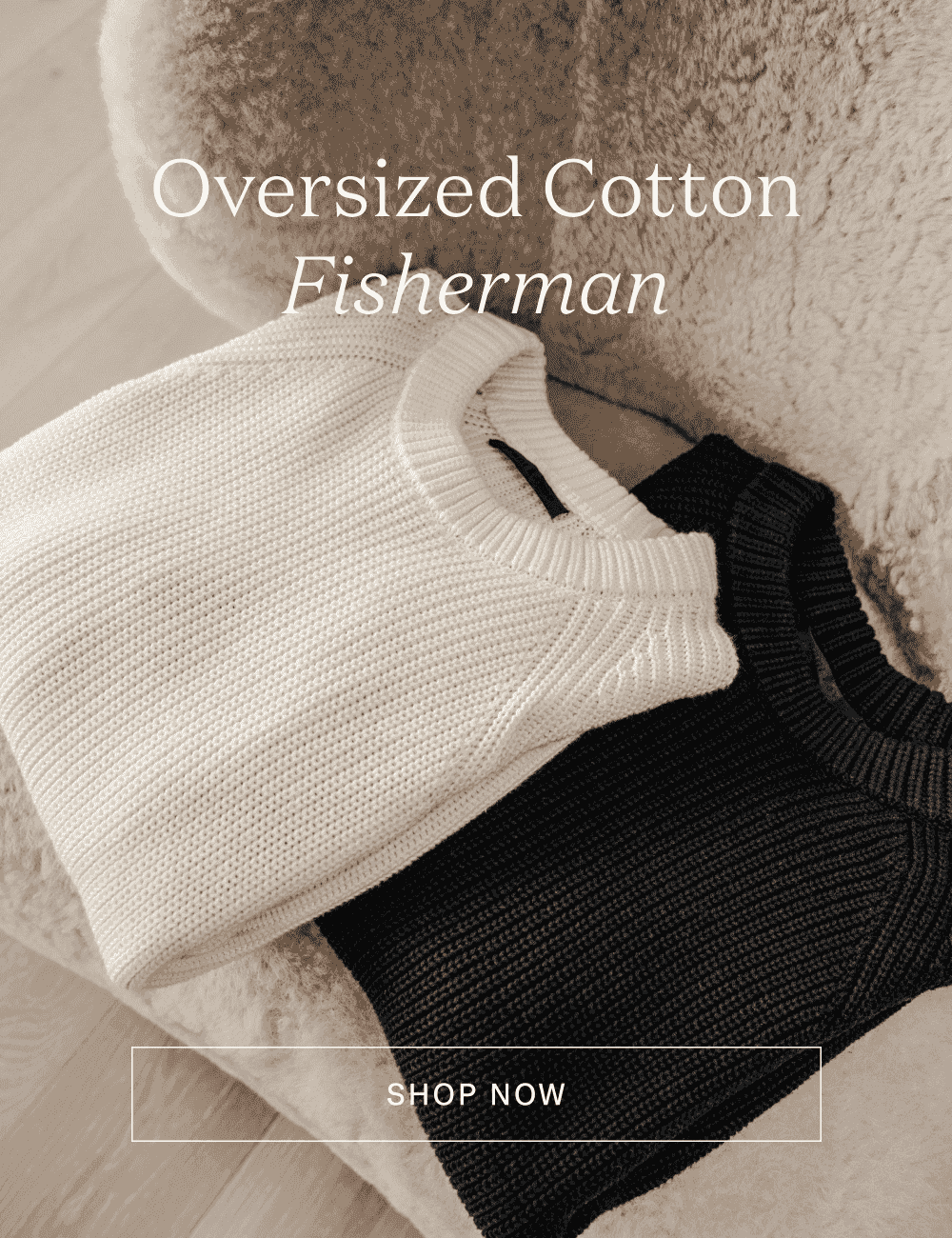 Oversized Cotton Fisherman