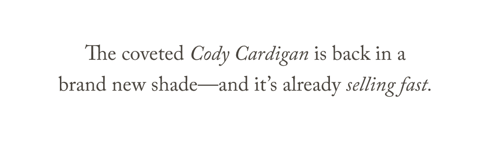 Cody Cardigan