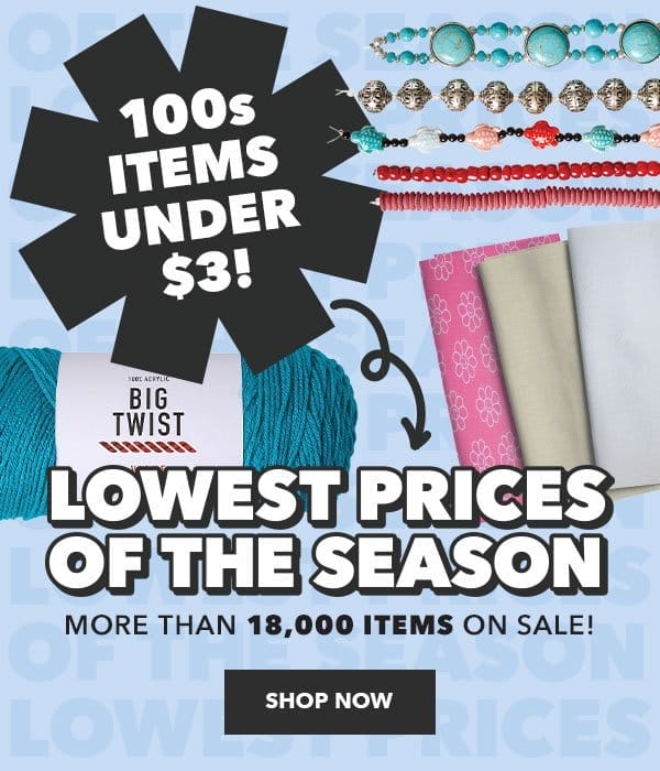 Lowest Prices of the Season. More than 18,000 items on sale! Shop Now.