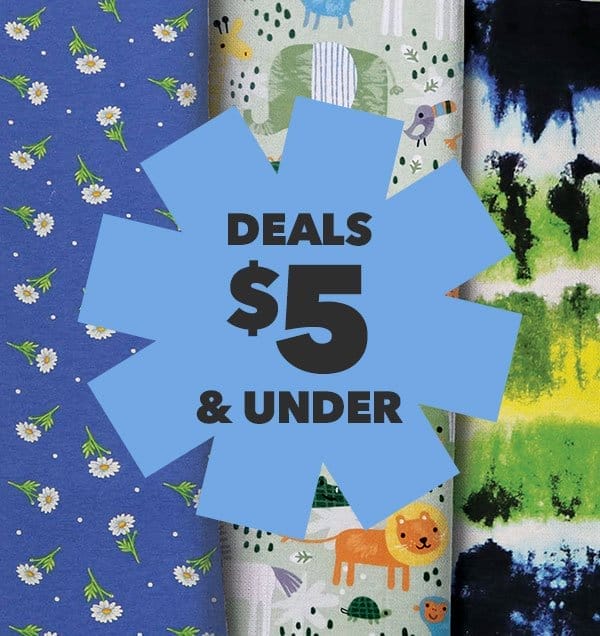 Deals \\$5 and Under.