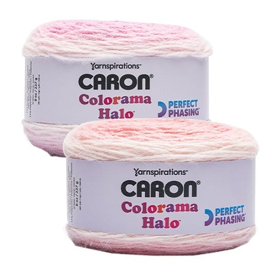 Caron Colorama Halo and Halo Frosted Yarn