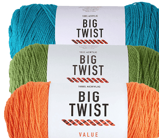 Big Twist Value, Party and Living Yarn