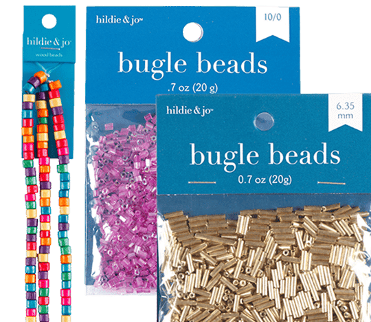 hildie and jo Strung and Packaged Beads