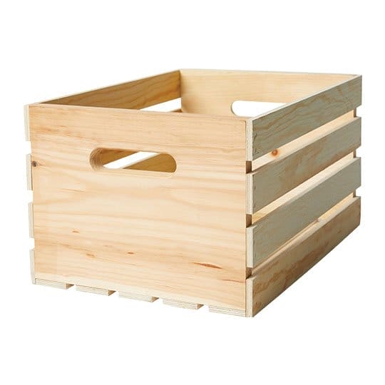 Park Lane 18 inch Unfinished Wood Crate