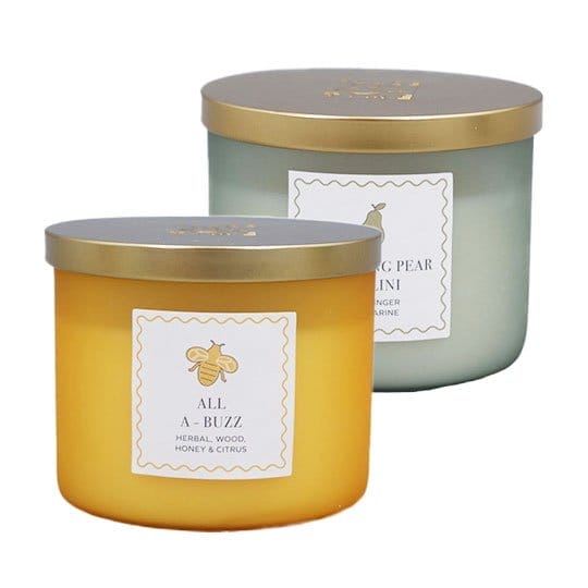 Place and Time 14 ounce Spring 3-Wick Candles.