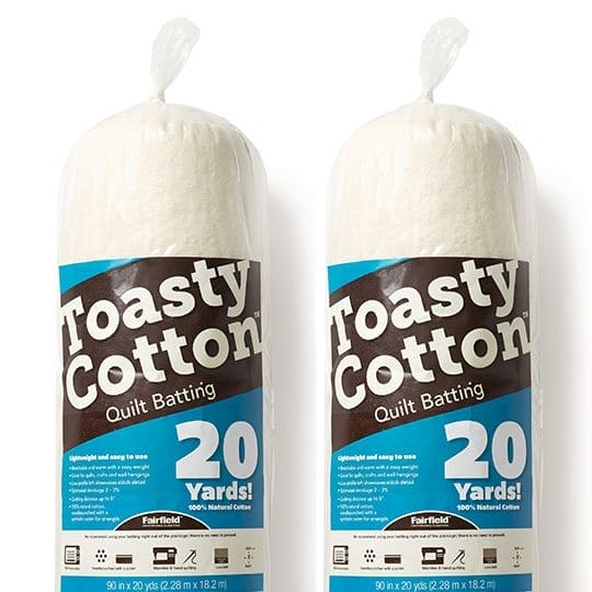 Fairfield Toasty Cotton & Pellon 90 inch x 20 yd