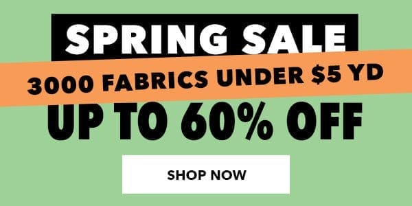 Spring Sale. Up to 60% off. Shop Now.