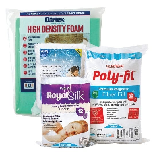 Entire Stock Foam, Stuffing, Batting and Pillow Forms