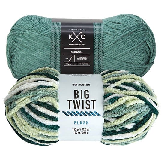 Big Twist and K+C Yarn