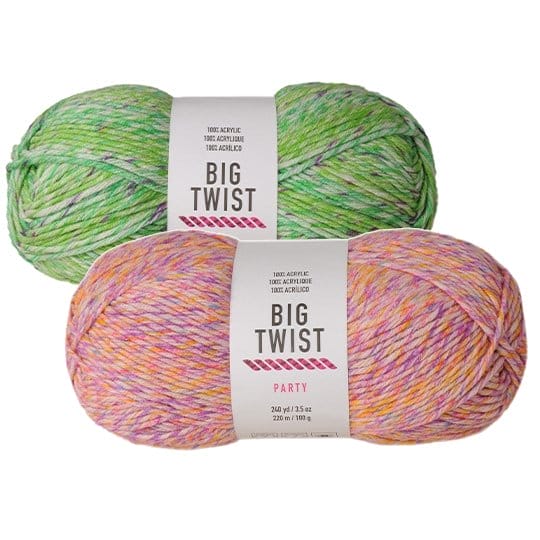 \\$2.99 Big Twist Party Yarn. Reg. \\$6.99. Extra 25% off with Coupon