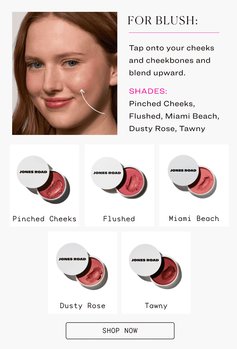 where you should apply miracle balm for blush
