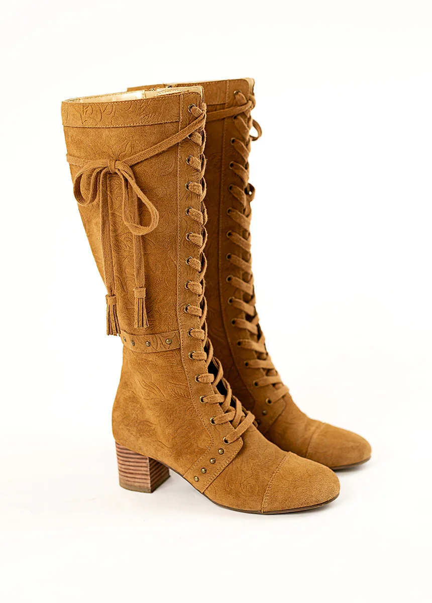 Image of Marita Tall Boot in Pecan