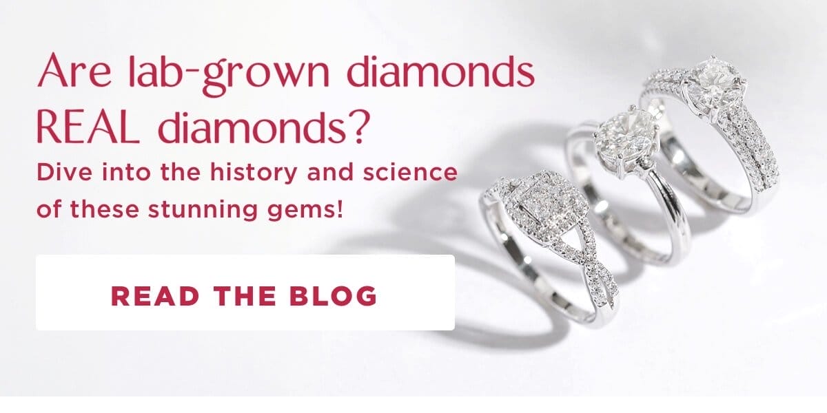 Read the blog comparing lab-grown and mined diamonds