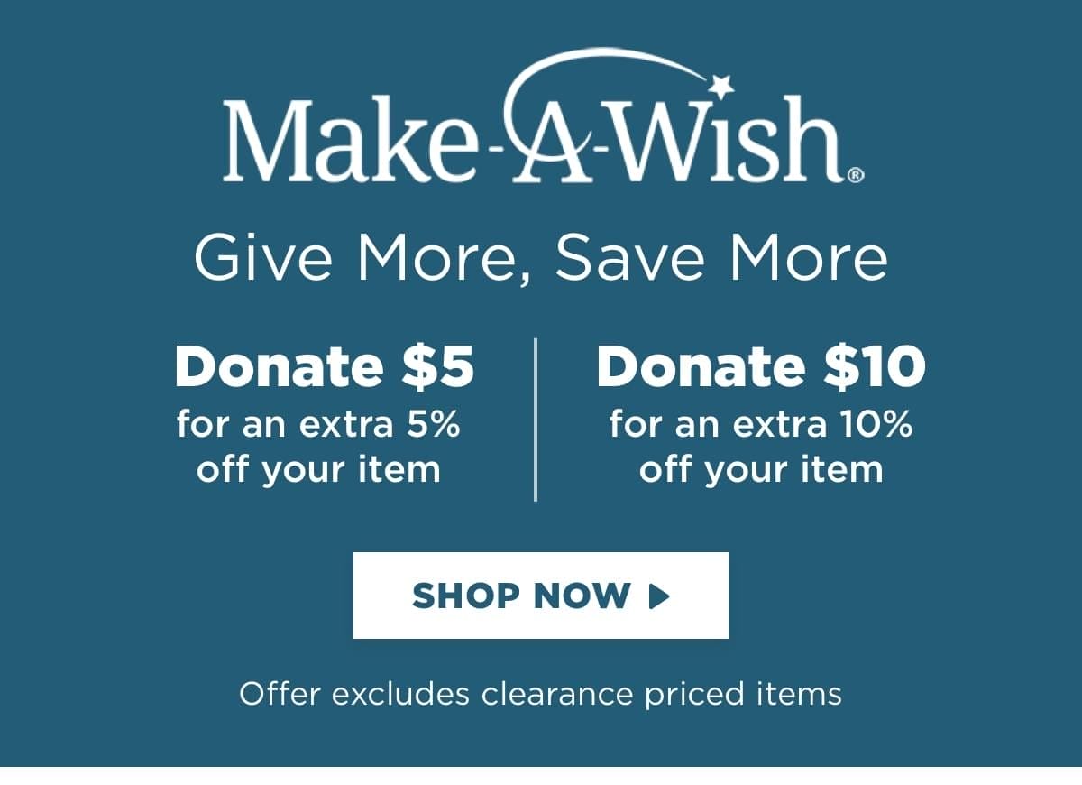 JTV is proud to support Make-A-Wish® as they create life-changing wishes for children with critical illnesses.