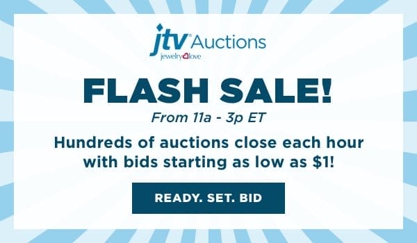 Auctions close every hour with bids as low as \\$1