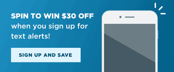 Sign up for text and spin to win \\$30 off your order of \\$75