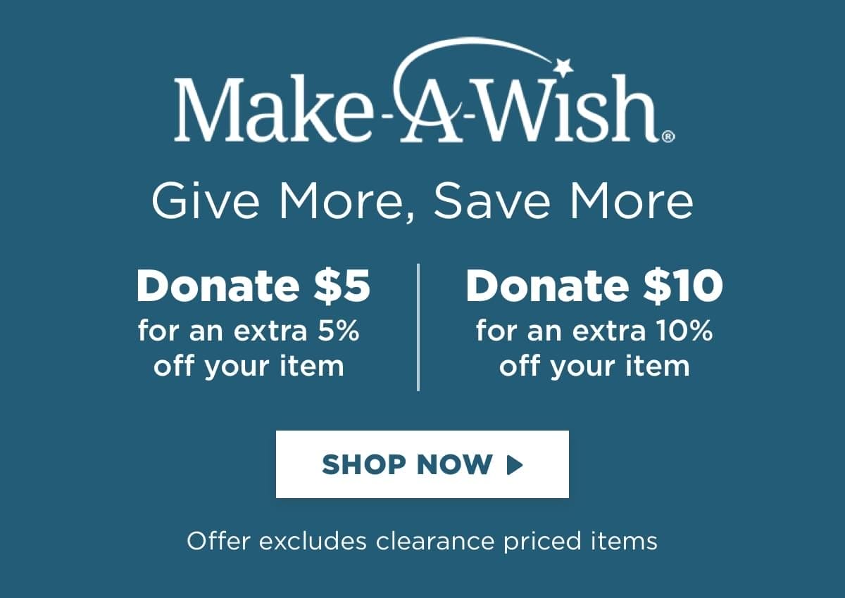 JTV is proud to support Make-A-Wish® as they create life-changing wishes for children with critical illnesses.
