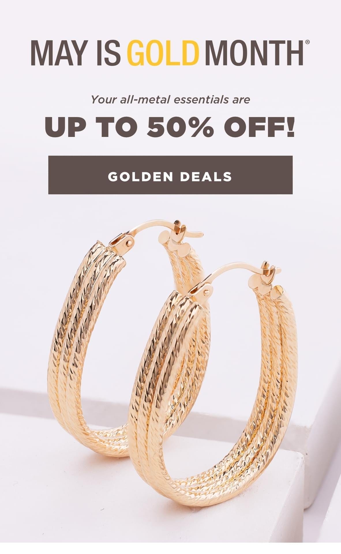 Shop up to 50% off Golden Deals!